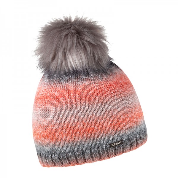 Zimní čepice s kožešinovou bambulí,  KARLA