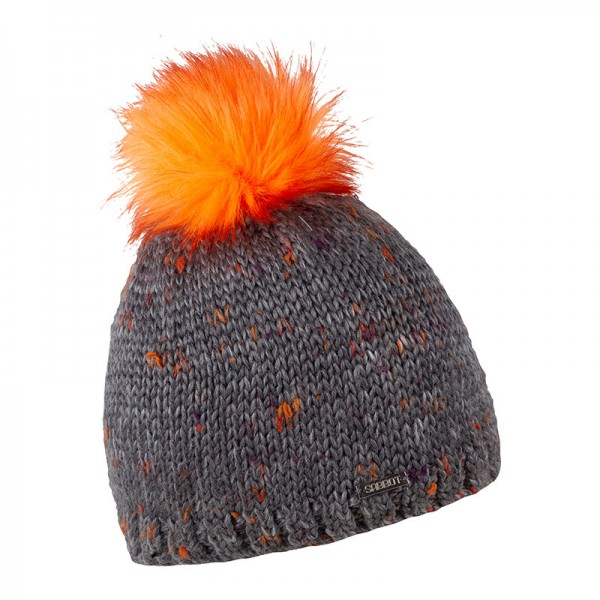 Zimní čepice s výraznou kožešinovou bambulí, CILKA